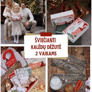 Kalėdų laukimo dėžutė 2 vaikams