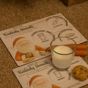 Padėkliukas Kalėdų Seneliui