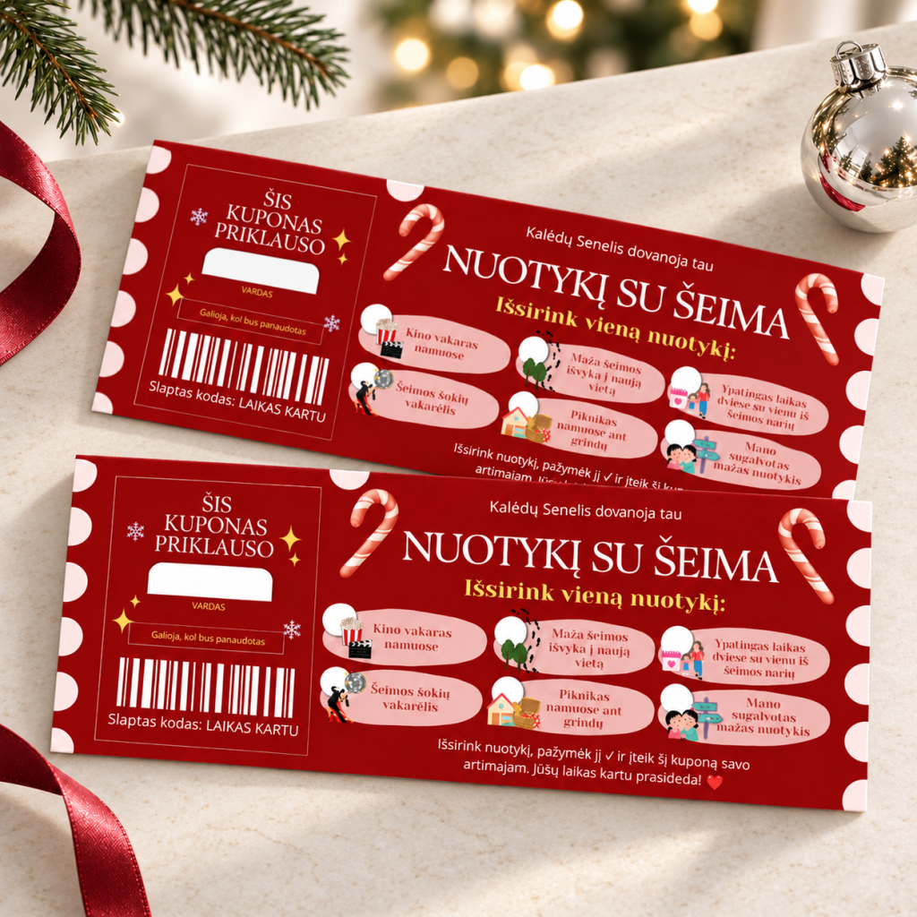 Kuponas nuotykiui su šeima