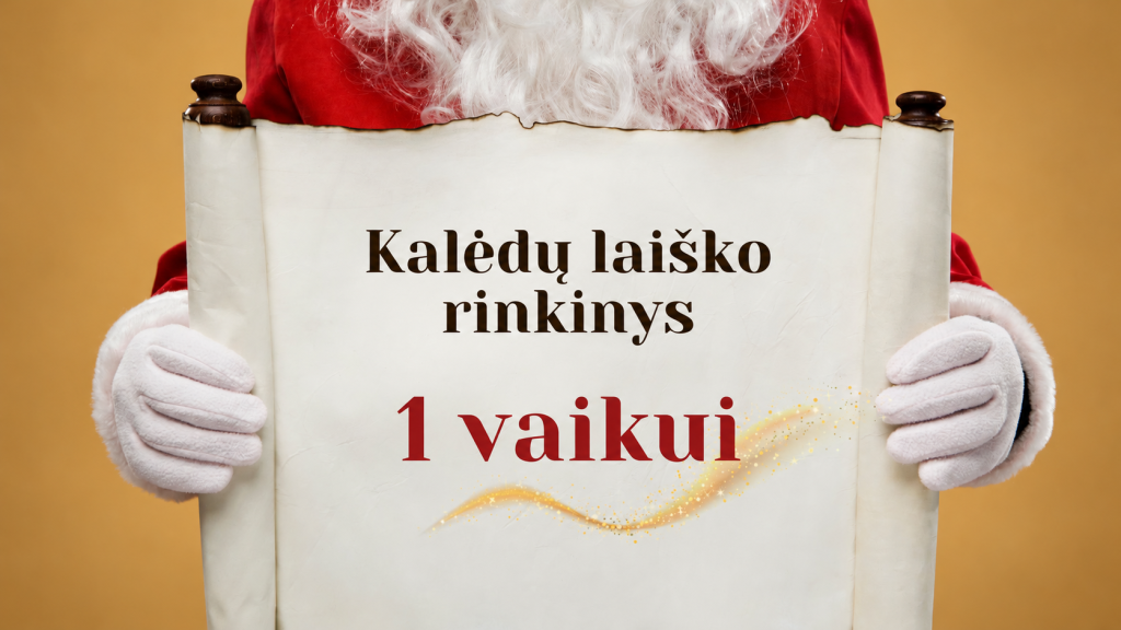 Kalėdų laiško rinkinys vienam vaikui